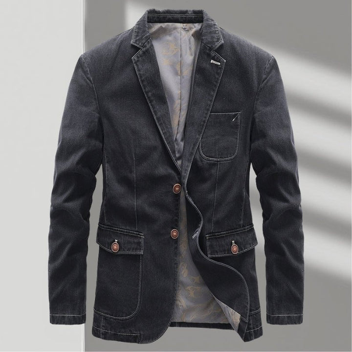 Blazer di cotone chic