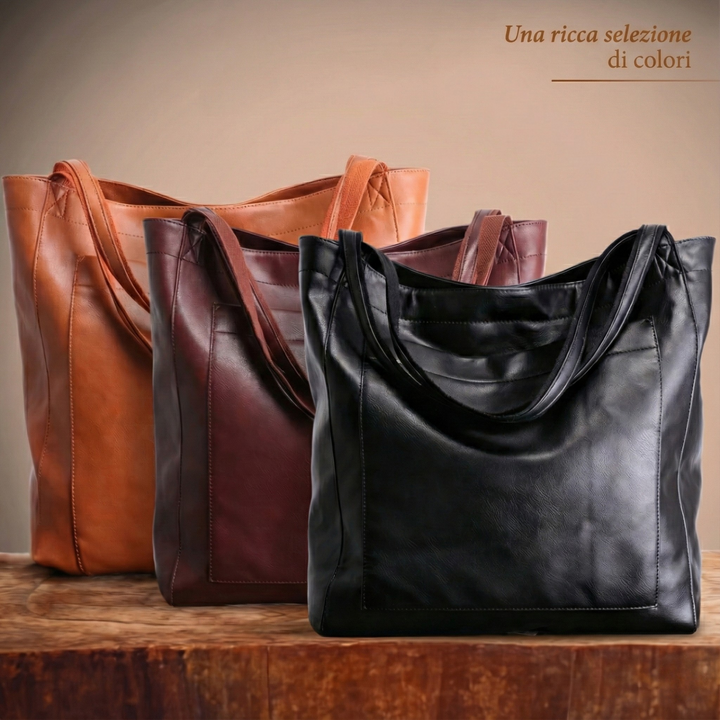 Lorena™ | Borsa in Pelle Moderna ed Elegante