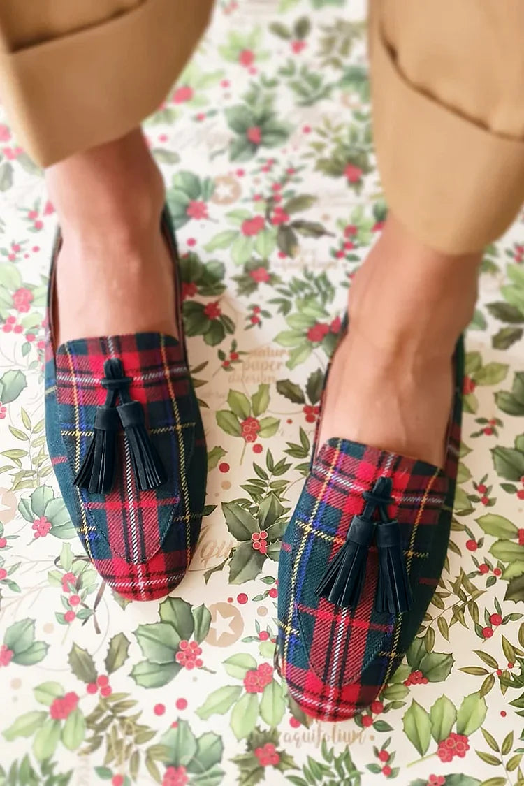 MOCASSINI SCOTTISH CHIC CON NAPPE