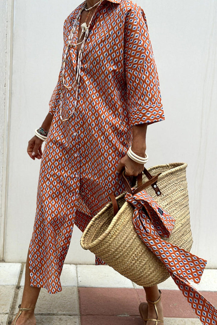Anne | elegante abito camicia a righe