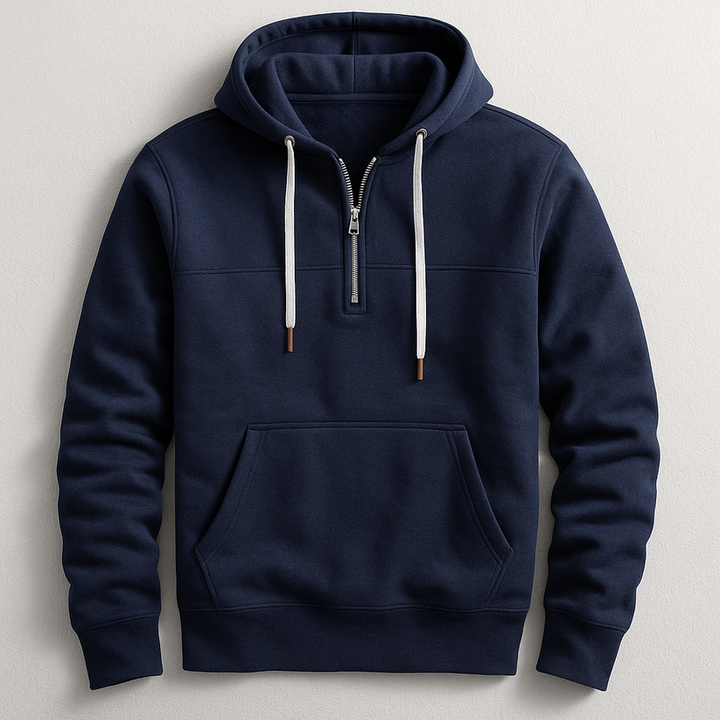 Felpa con cappuccio con zip elegante