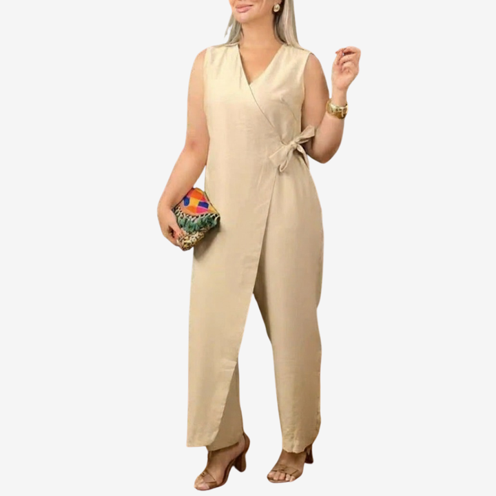 Lynor | Elegante tuta con scollo a V