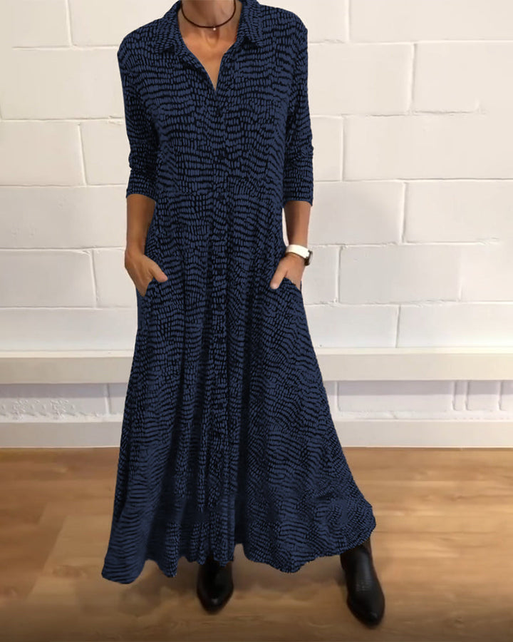 Pamela | Abito Camicia Maxi Elegante