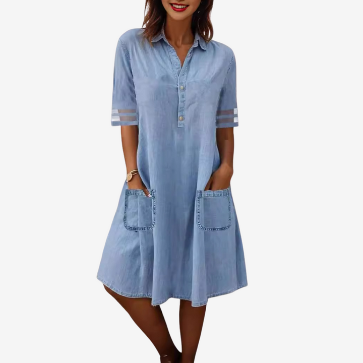 Ysée Abito casual indaco