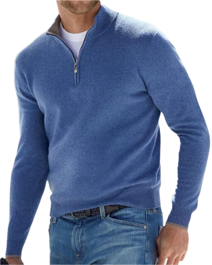Maglione con zip elegante