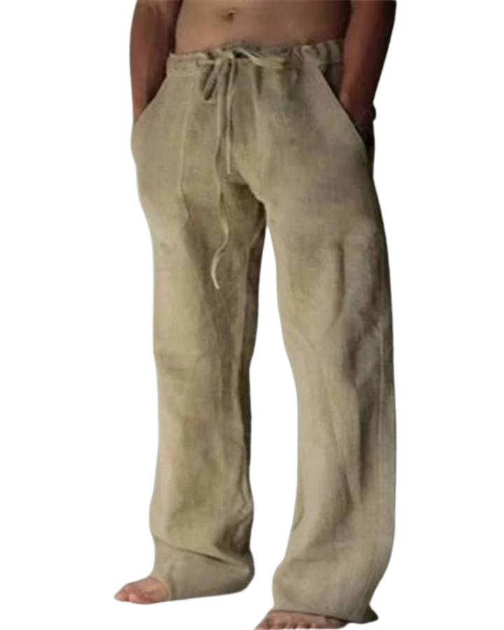 Pantaloni di lino traspiranti