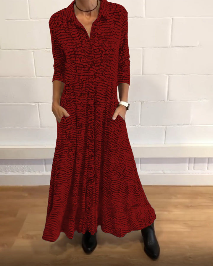 Pamela | Abito Camicia Maxi Elegante