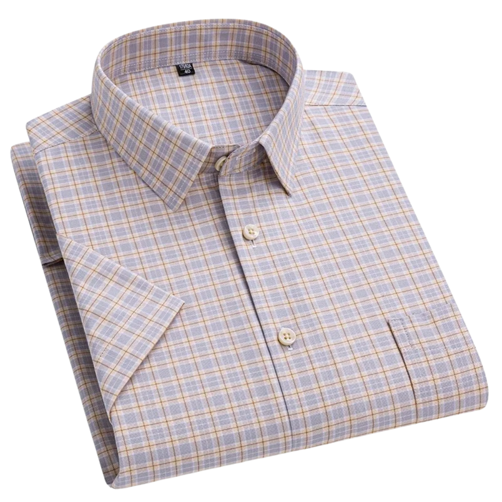 Givalli - Camicia in cotone a maniche corte