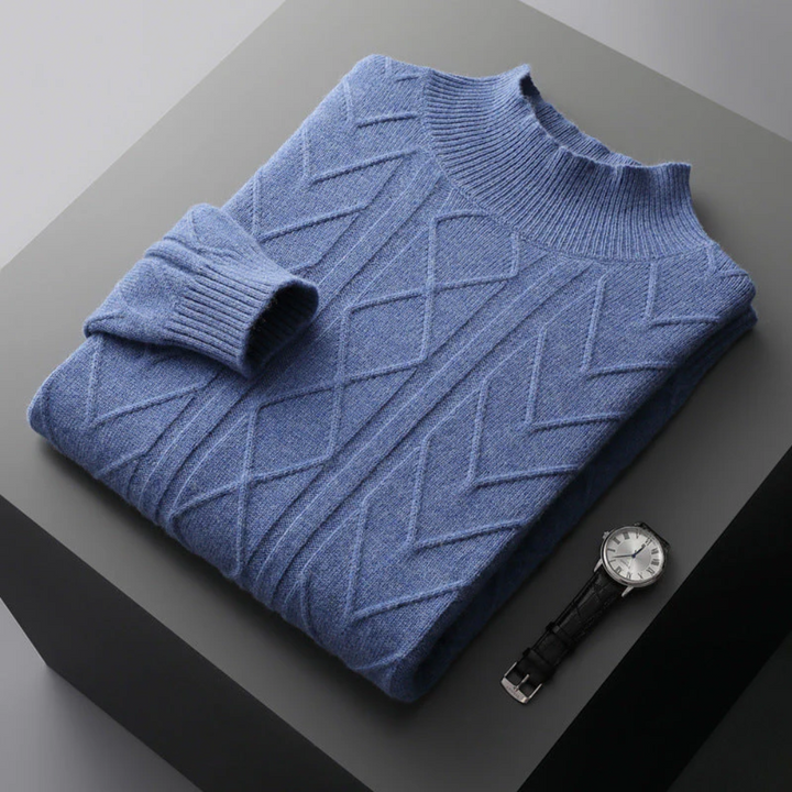 Maglione in cashmere a fantasia Mizar