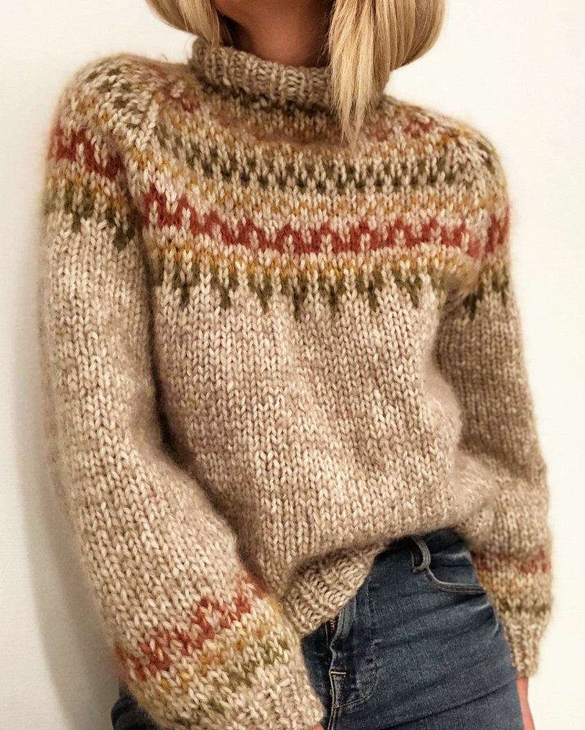 Roseline | Maglia Calda con Collo Morbido