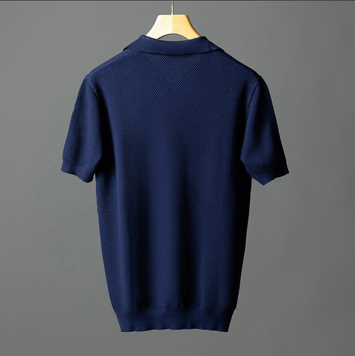 Polo elegante in maglia di cotone