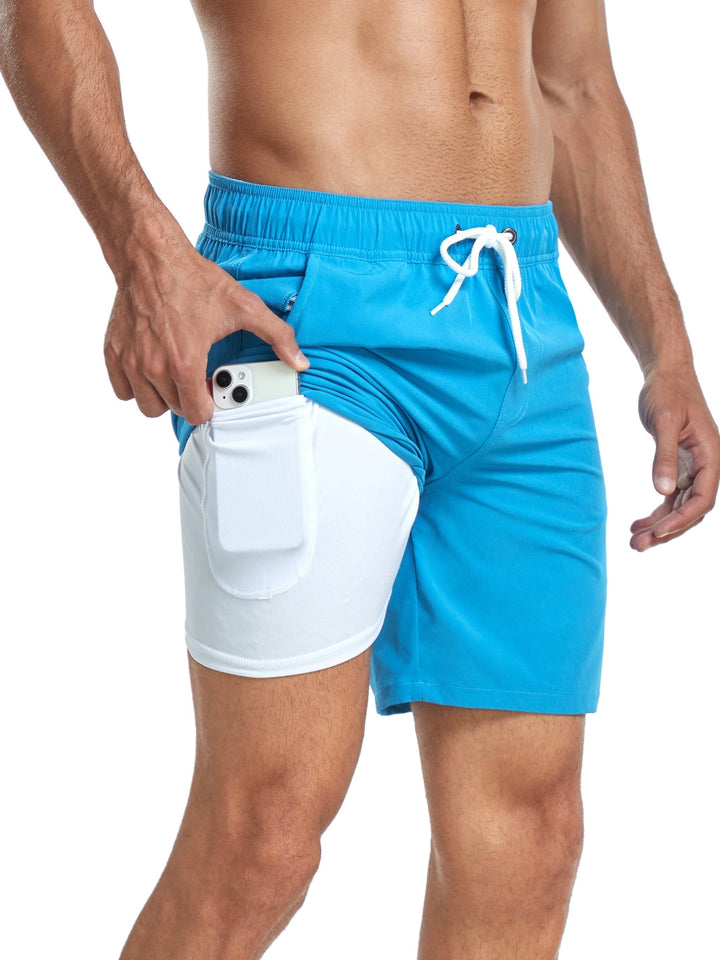 Pantaloncini da bagno con tasche