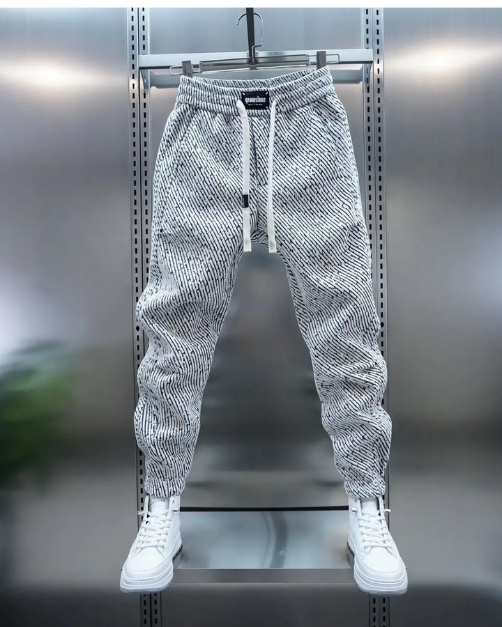 Pantaloni casual con motivo