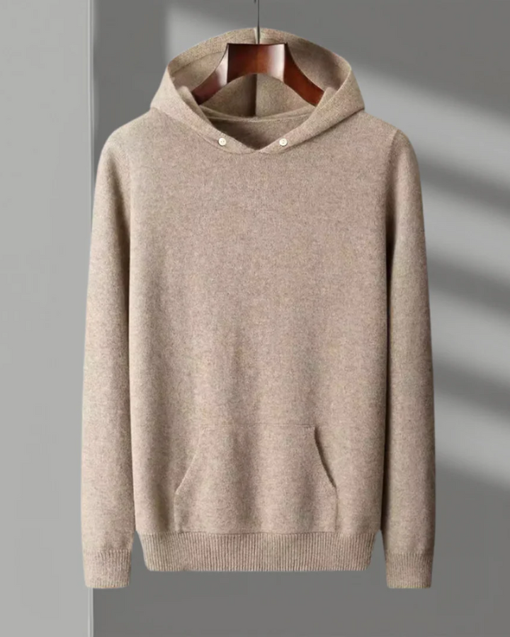 Nova Felpa con cappuccio in lana merino