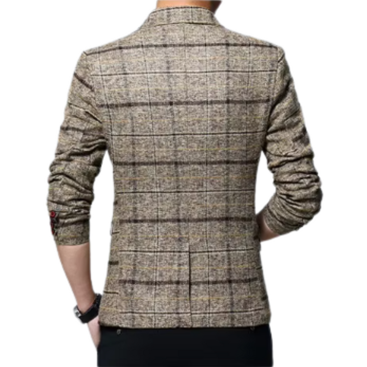 Blazer elegante a scacchi