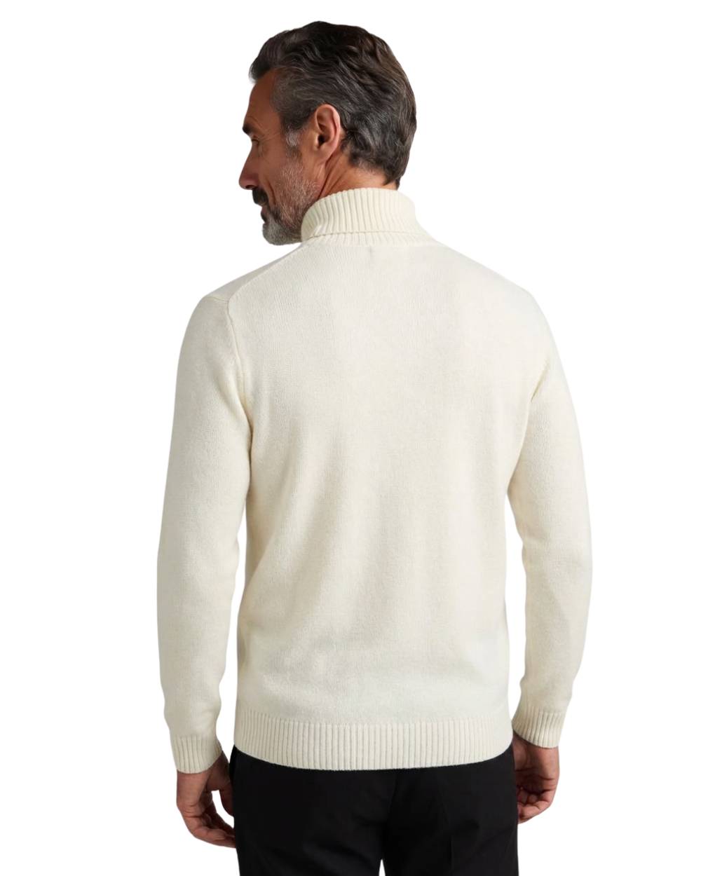 Maglione a collo alto in lana Saint-Tropez