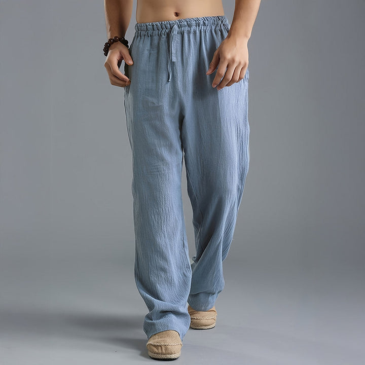 Pantaloni di lino traspiranti