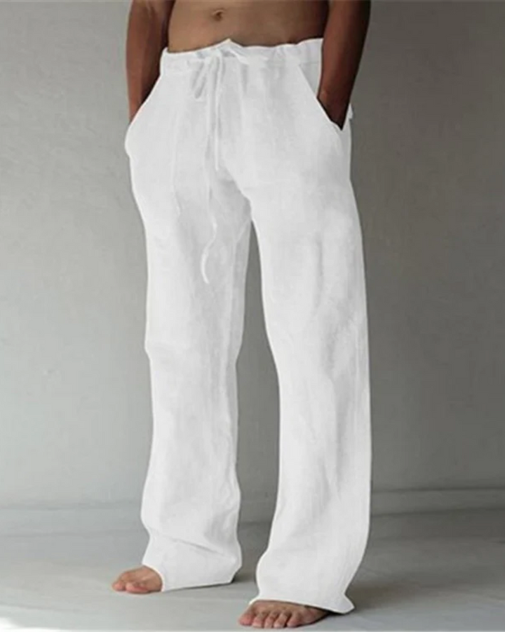 Pantaloni di lino traspiranti