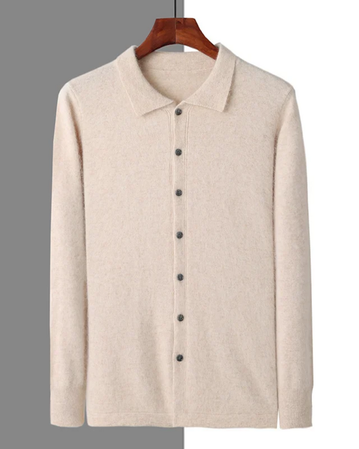 Cardigan con bottoni in cashmere Planeta