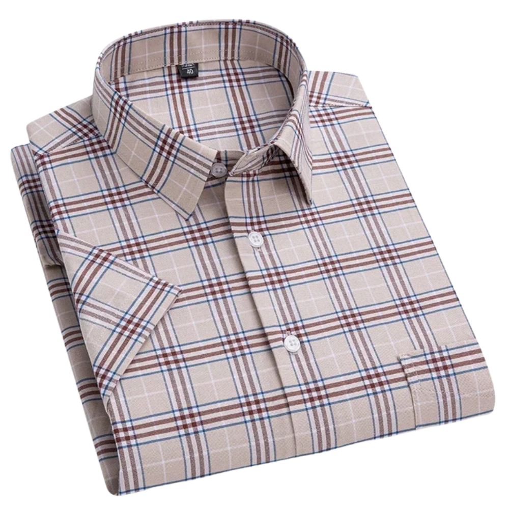 Givalli - Camicia in cotone a maniche corte