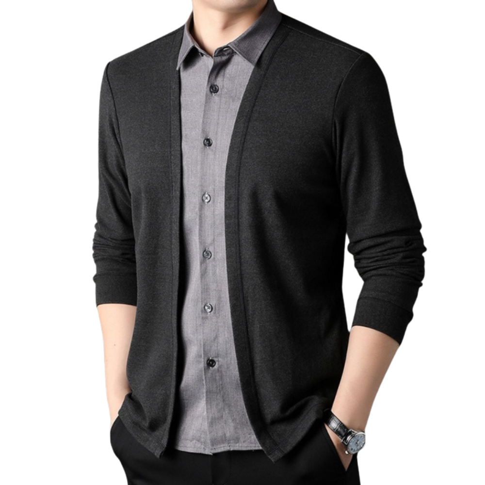 Camicia e cardigan 2 in 1