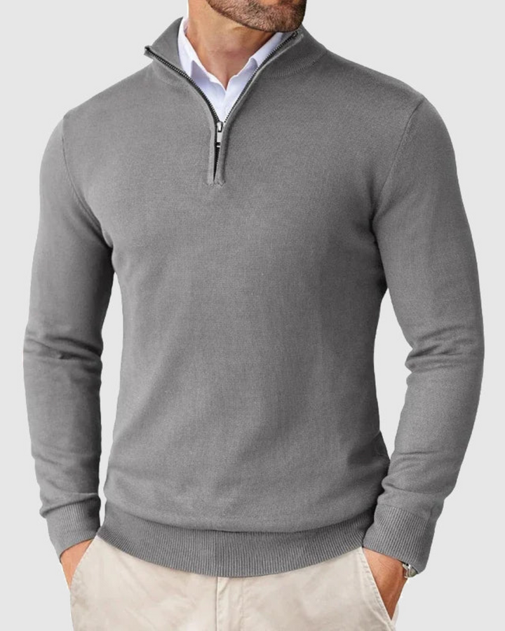 Maglione con zip Romeo