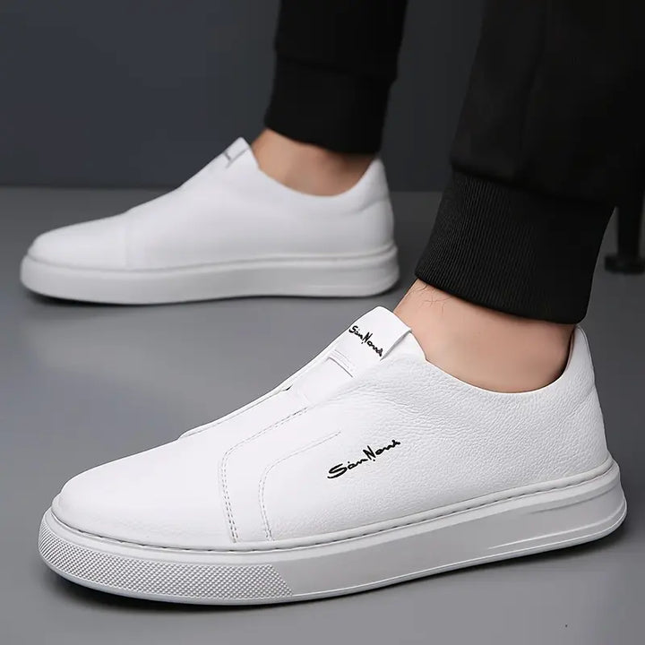 Scarpe slip-on in pelle