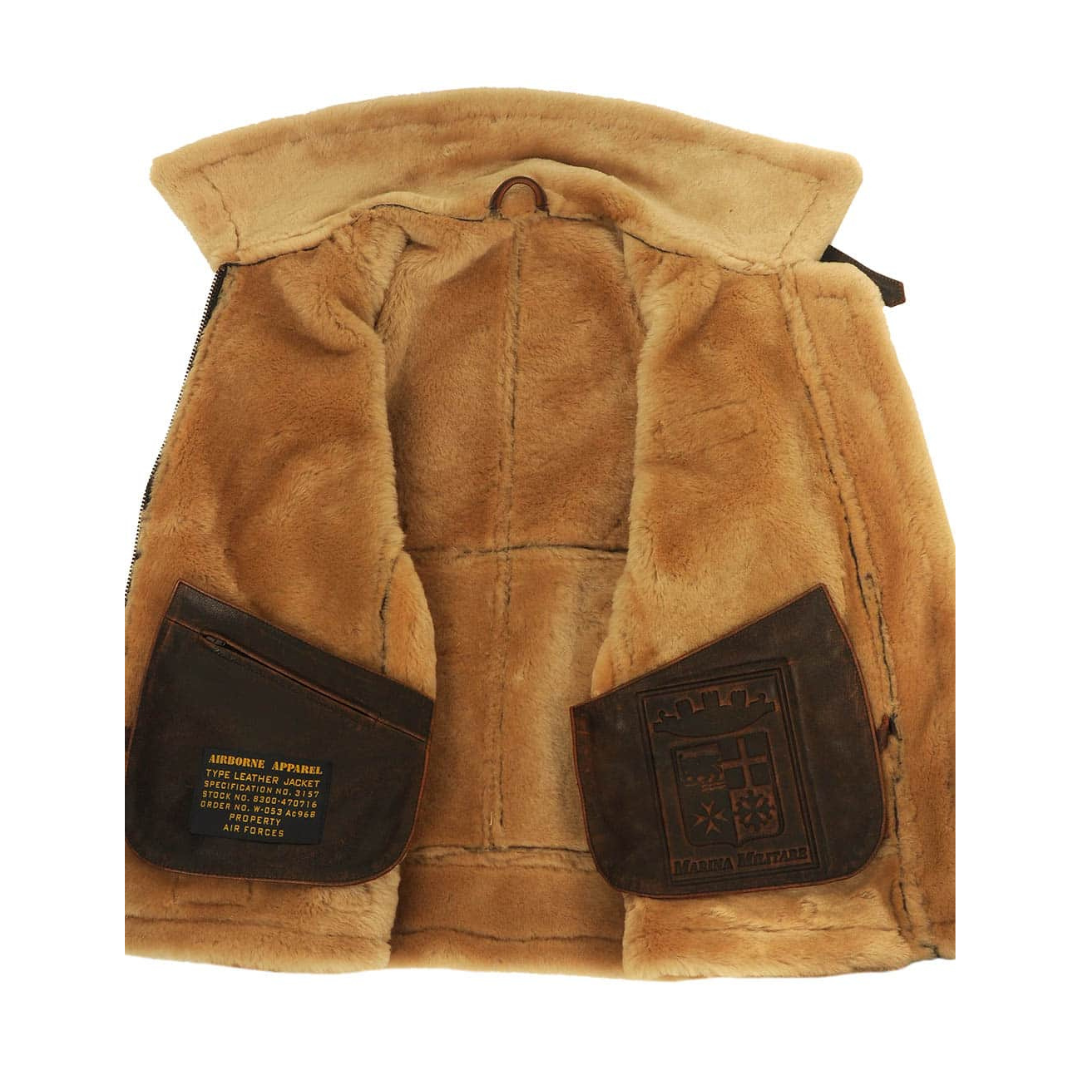 Maverick | Cappotto in pelle elegante