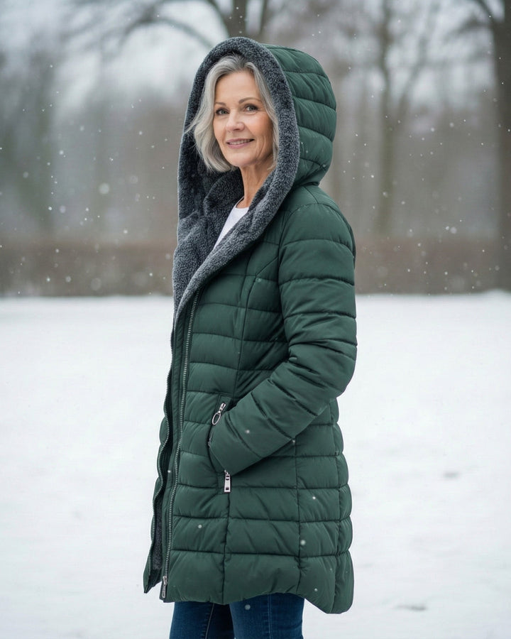 Clair | Cappotto puffer foderato in pile