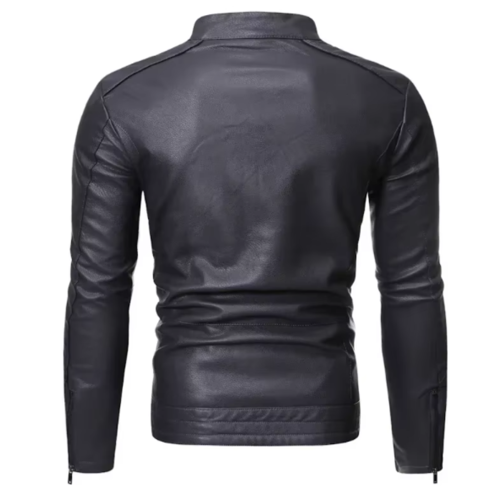 Giacca di pelle elegante