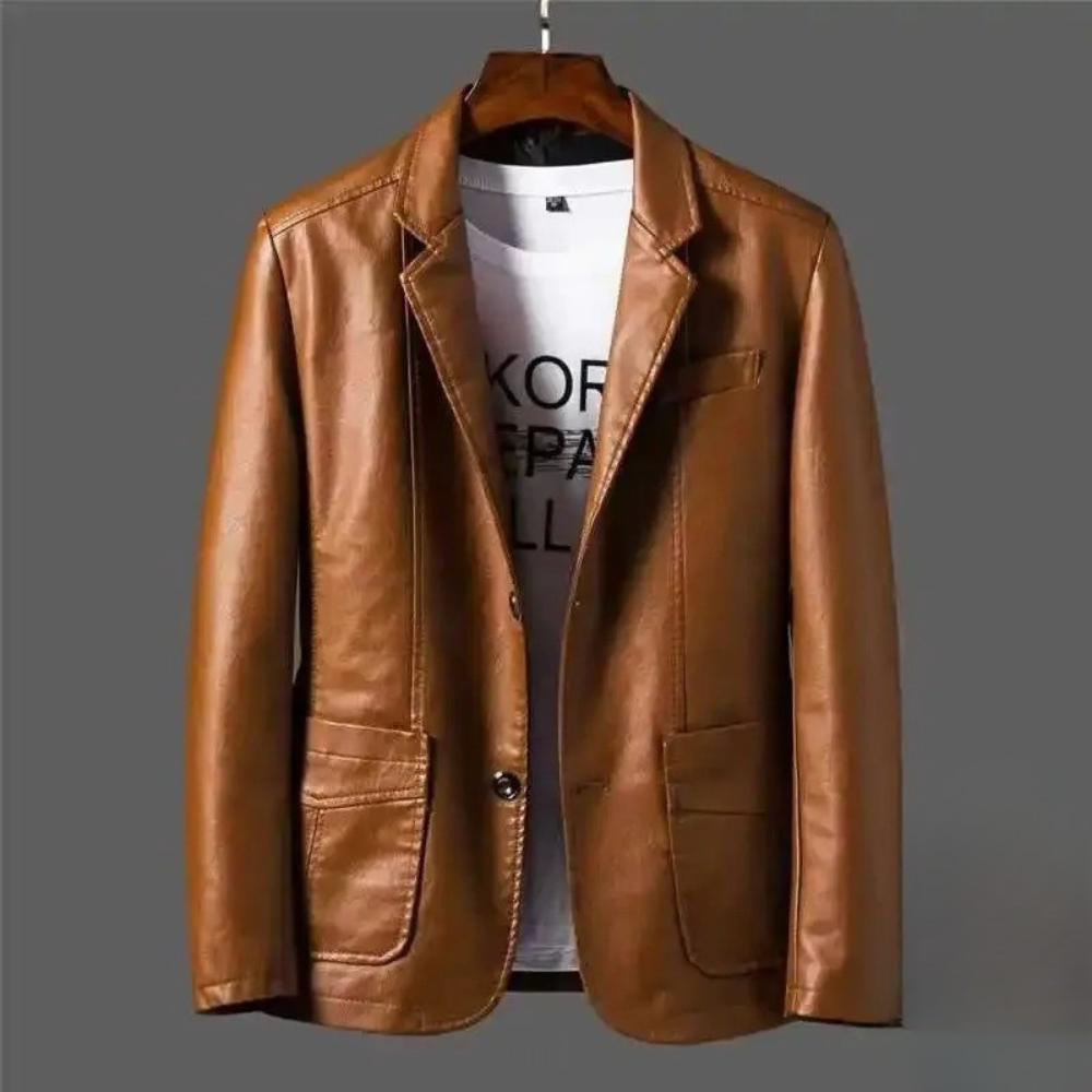 Giacca in pelle premium