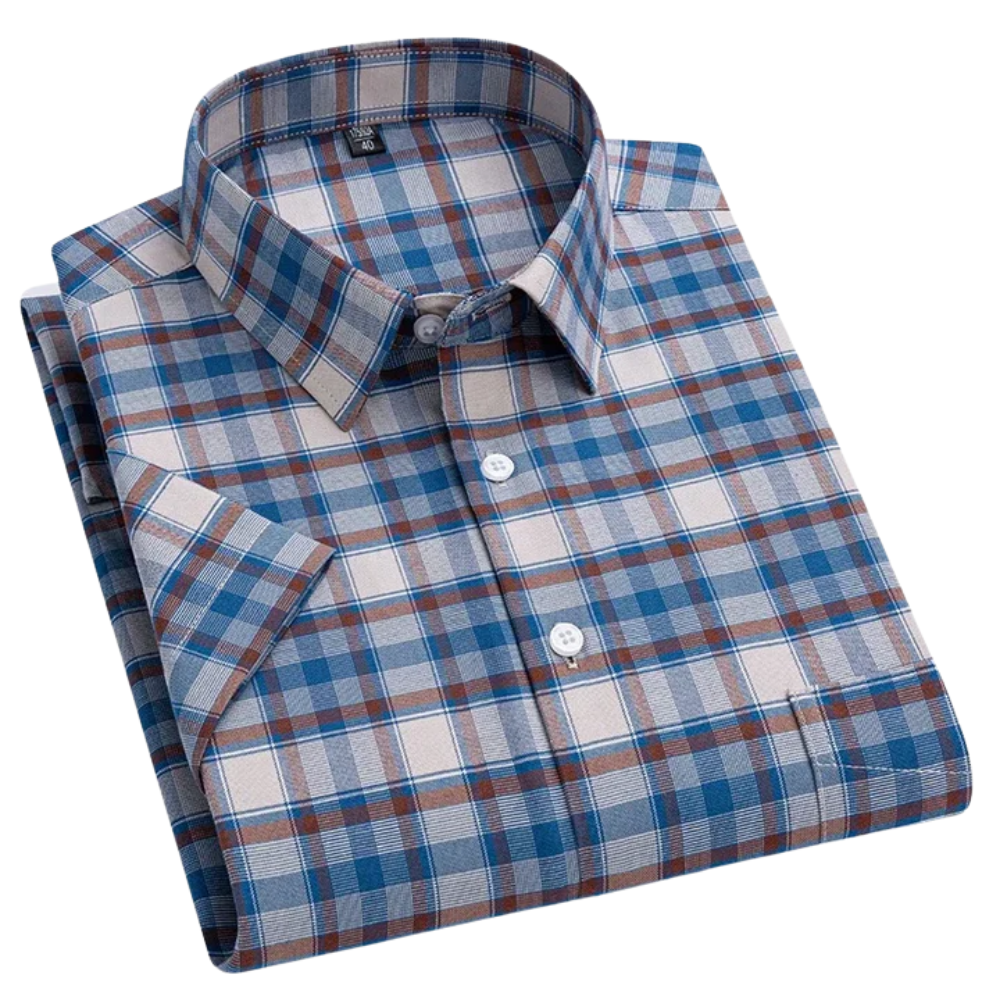 Givalli - Camicia in cotone a maniche corte