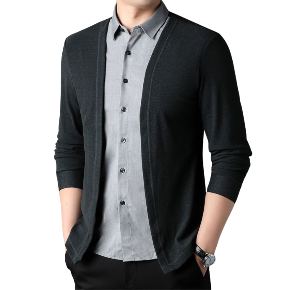 Camicia e cardigan 2 in 1