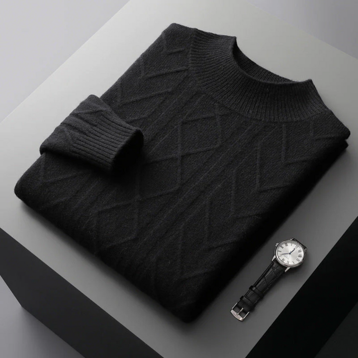 Maglione in cashmere a fantasia Mizar
