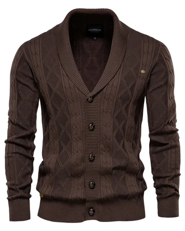Cardigan di lusso da uomo con bottoni