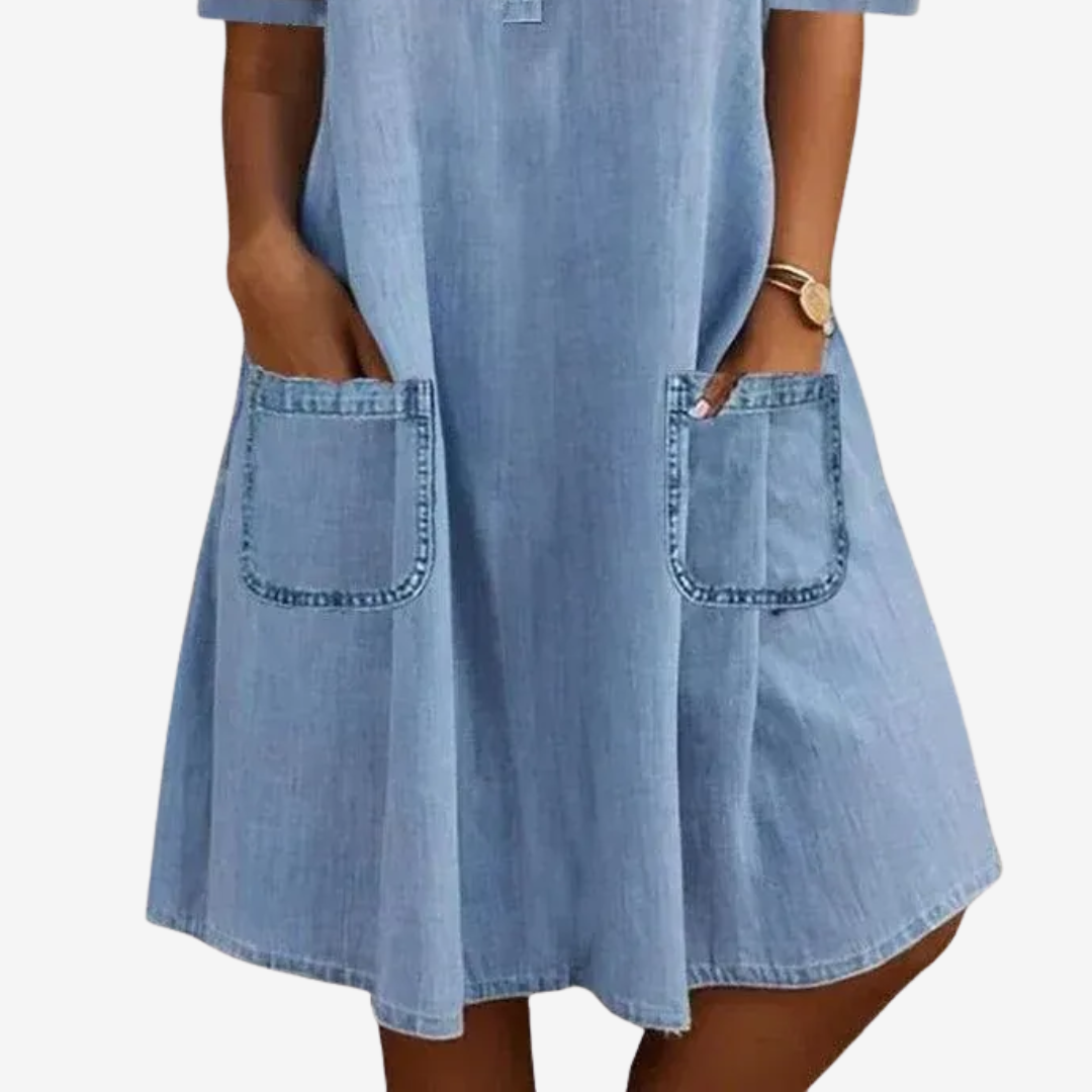Ysée Abito casual indaco