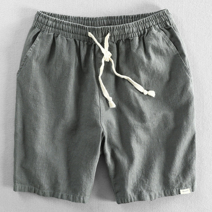 Pantaloncini di cotone in stile giapponese