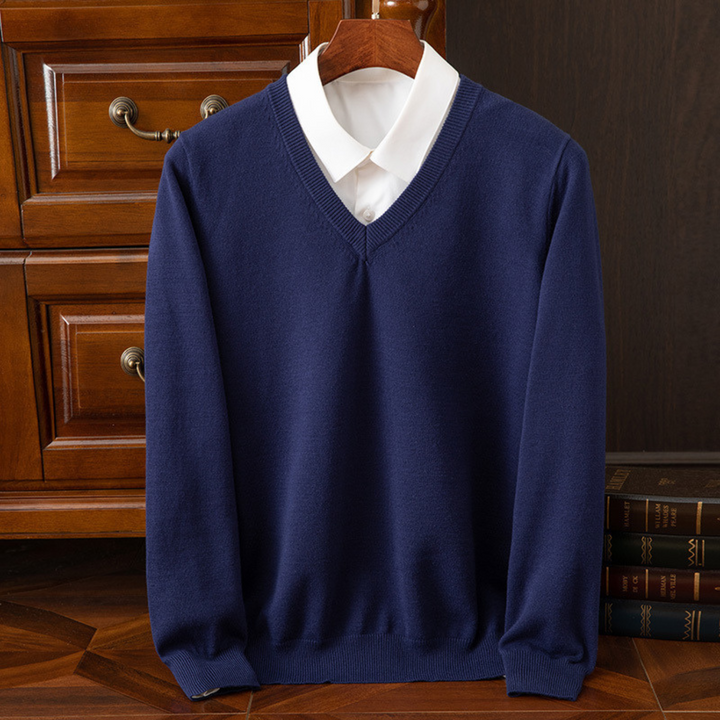 Maglione chic con scollo a V