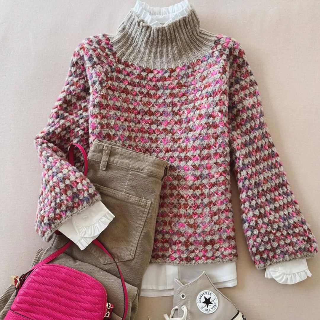 Kathy | Maglia Nordica Heritage in Misto Lana