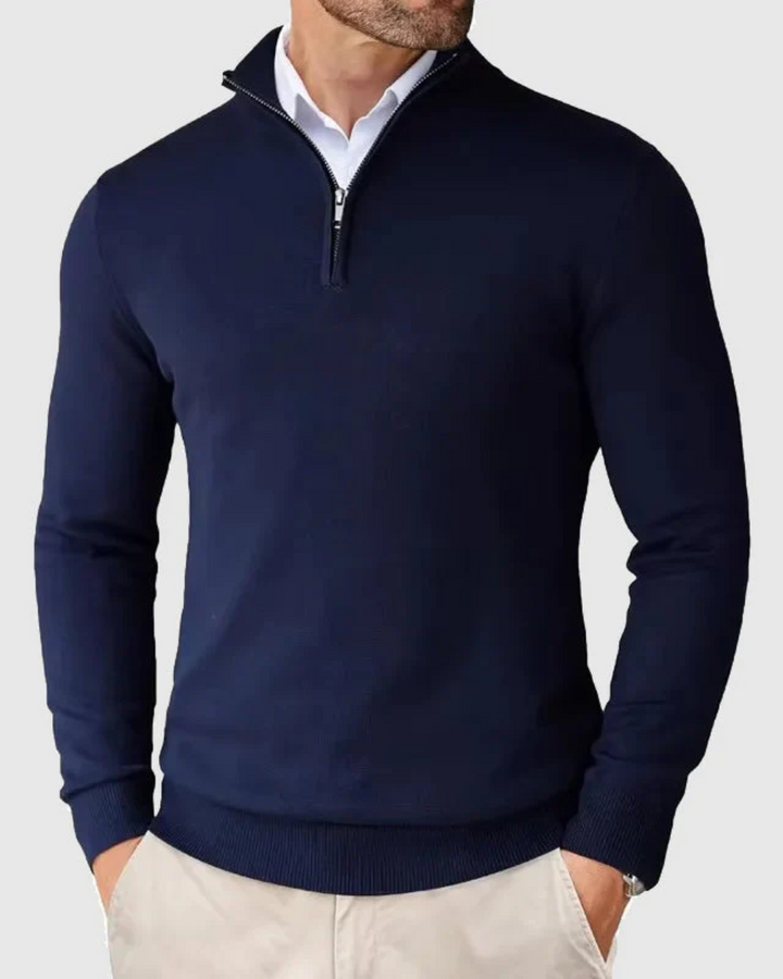 Maglione con zip Romeo
