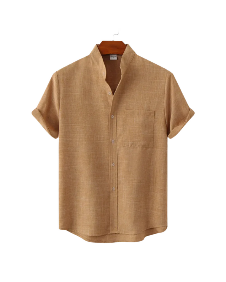 Camicia in lino a maniche corte Venice