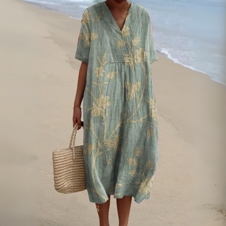 Nathalie | Abito elegante a fiori