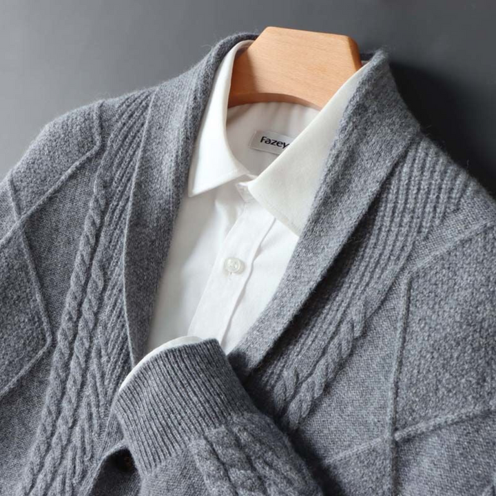 Cardigan Savoca in lana merino