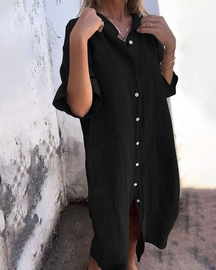 Melanie | Abito camicia casual stile Ibiza