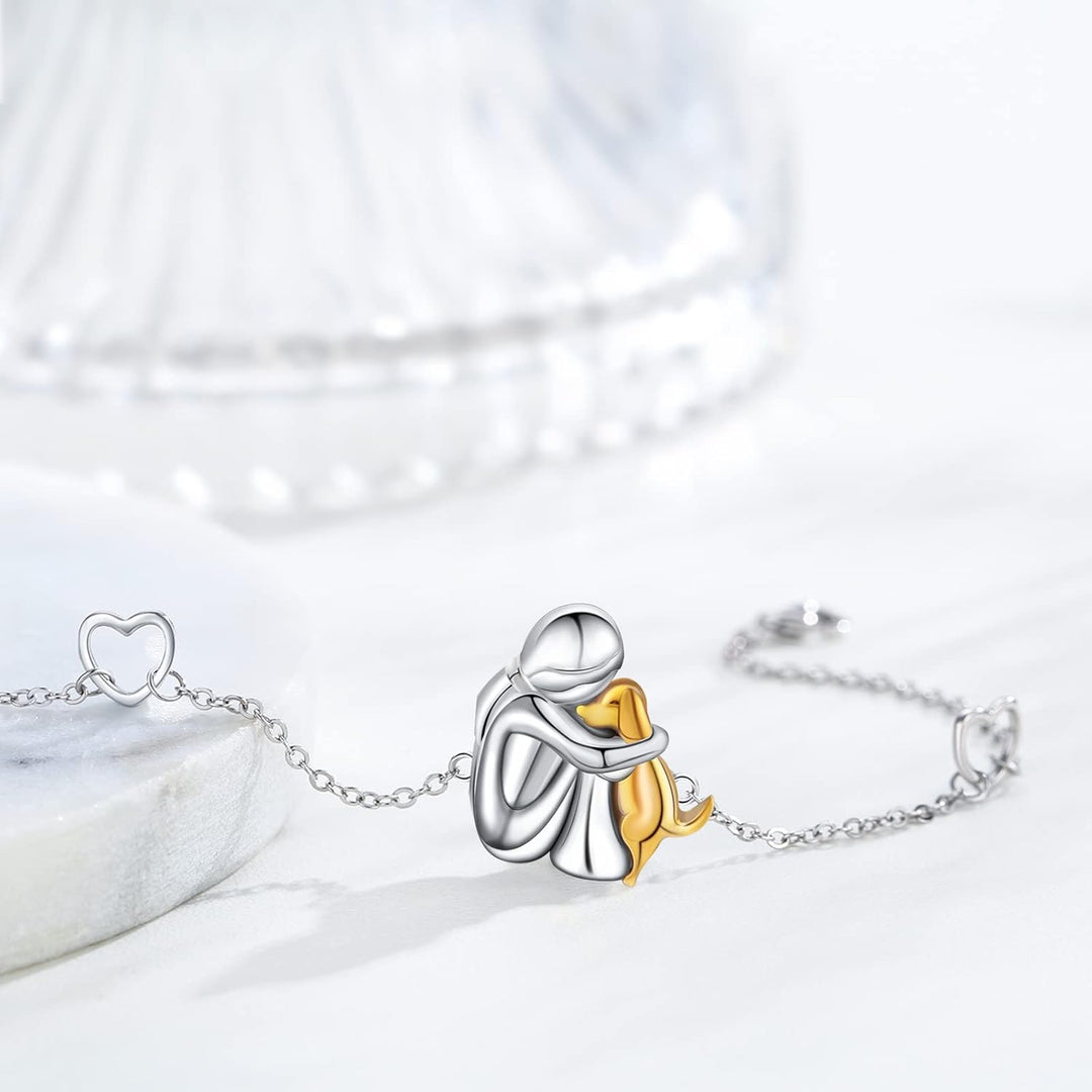Aria & Lily | Bracciale Abbraccio con Cane