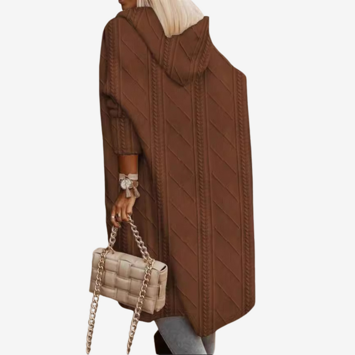 Janice™ Cardigan lungo lavorato a maglia