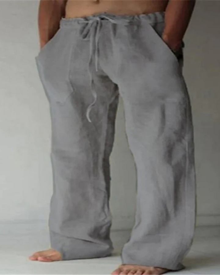 Pantaloni di lino traspiranti