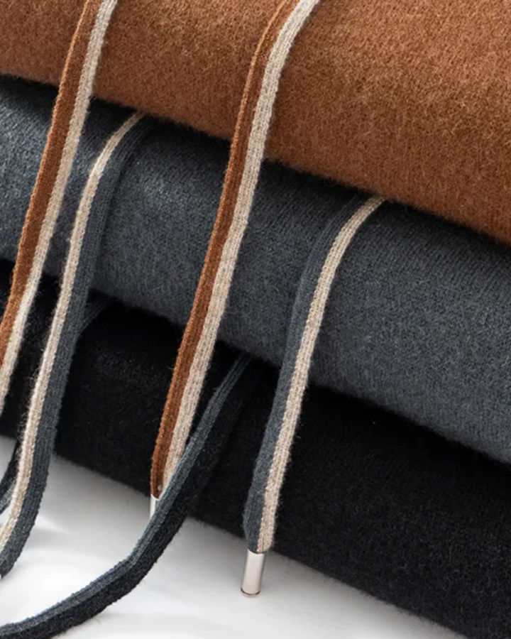 Felpa con cappuccio Atlas in cashmere