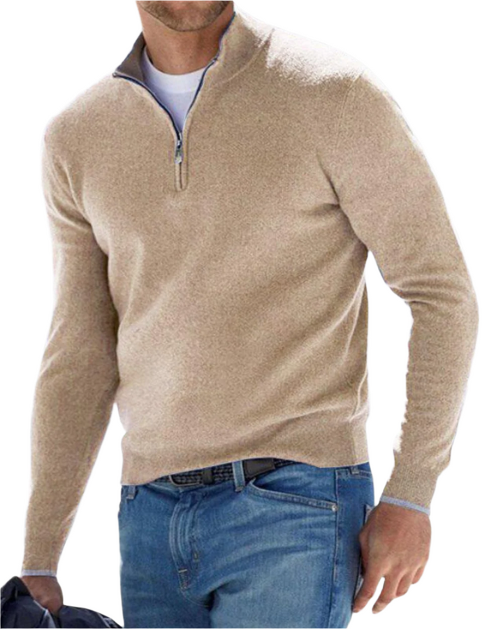 Maglione con zip elegante