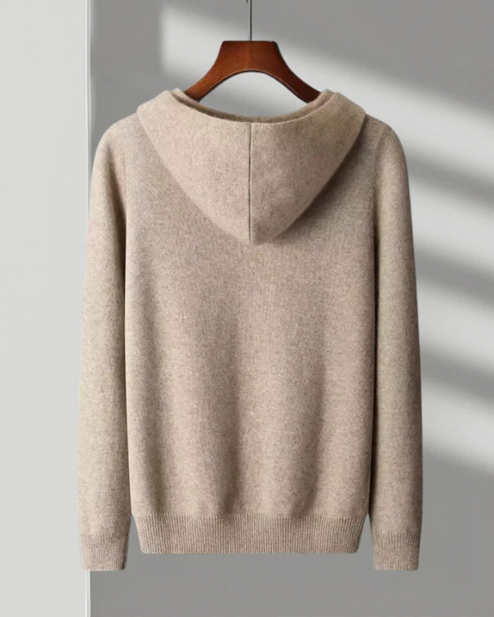 Nova Felpa con cappuccio in lana merino